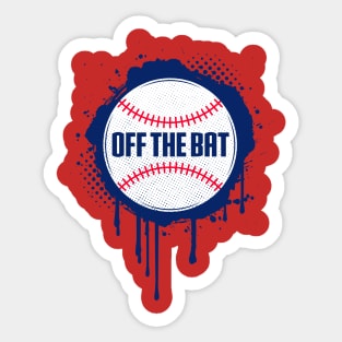 OTB Baseball Drip Sticker